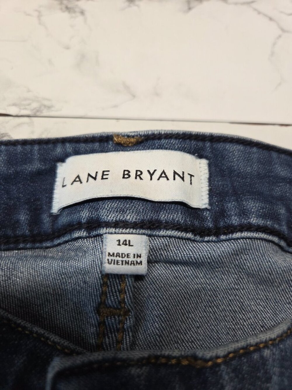 Lane Bryant Stretch 14L Medium Wash Denim Blue Bootcut Jeans - Picture 8 of 11